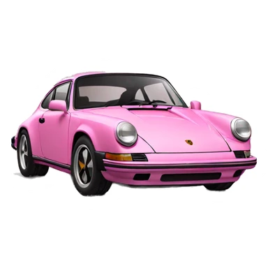 porsche pink sticker