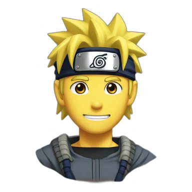 Naruto to baryon sticker