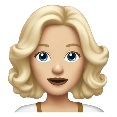 Blonde woman that looks like Sharon stone walking with King Charles spaniel  sticker