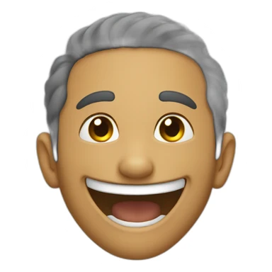 Reza laughing sticker