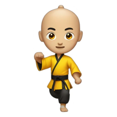 Chinese kung fu master sticker