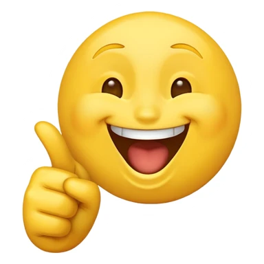 laughing pointing emoji sticker