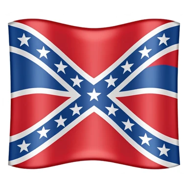 Confederate flag sticker