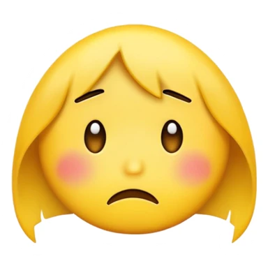 emo yellow emoji sticker