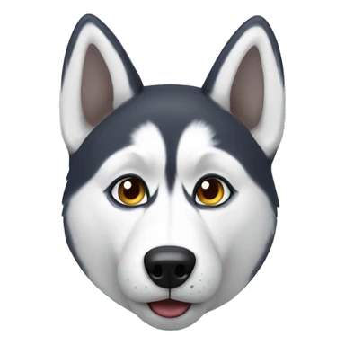 Husky headshot  sticker