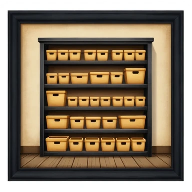 storage shop olden times sticker