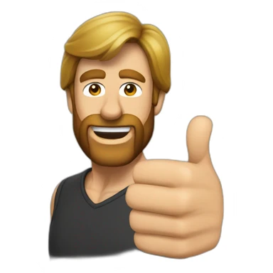 chuck-norris-thumbs-up sticker