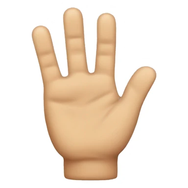 A J with the hand sticker