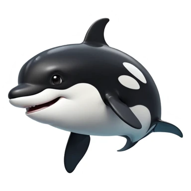 cinematic-comical-orca-portrait-emoji,-head-tilted-dramatically-with-an-exaggeratedly-shocked-expression,-featuring-a-sleek-black-and-white-body-with-wide,-comically-expressive-eyes-full-of-playful-disbelief-and-animated-flippers,-simple sticker