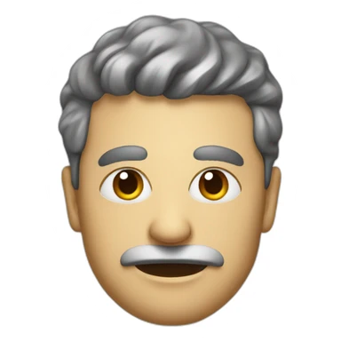 politician head with jam sticker