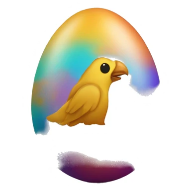 dyed easter egg sticker