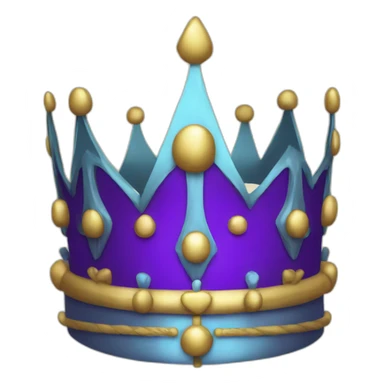 Crown for a king sticker