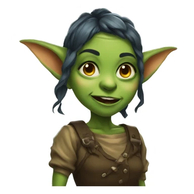 shortstack goblin girl sticker