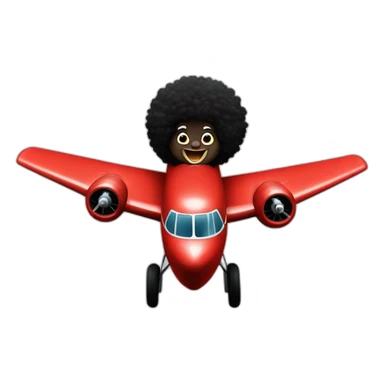 Golliwog is an airplane sticker