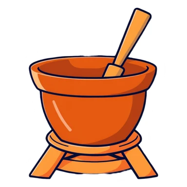 pottery wheel with clay sticker