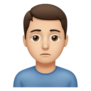 Person sitting tired sticker