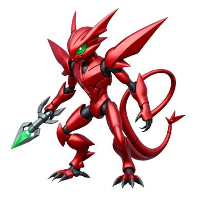 Scizor-Bisharp-Fakémon-hybrid-creature (full body)  sticker