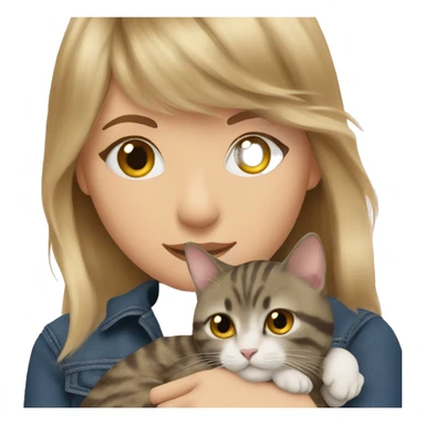 Taylor swift holding a cat sticker