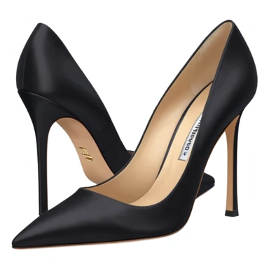 manolo blahink 90's satin pump sticker