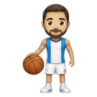 Joven rubio entrenando sticker