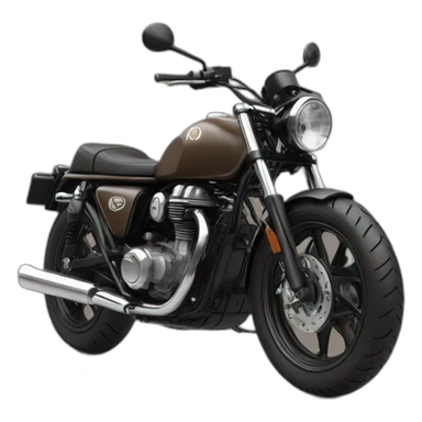 Svartpilen 401 motorcycle brown sticker