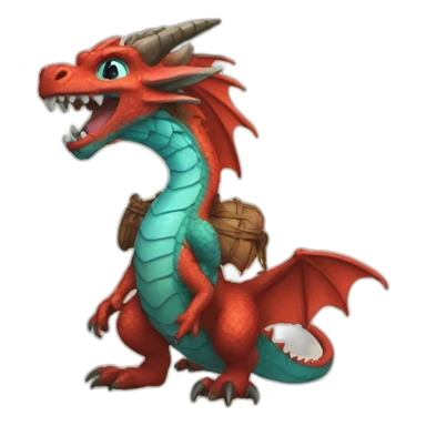 Dragonne sticker
