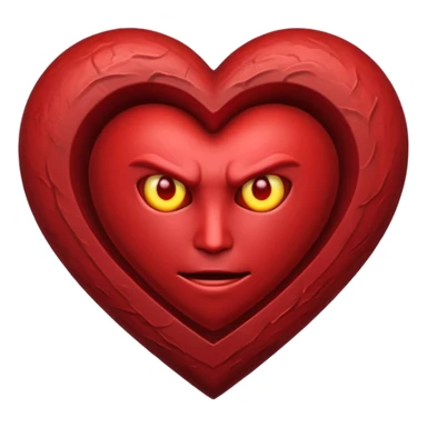 heart creepy vibes sticker
