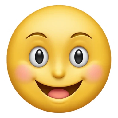 Emoji, smiley face, winking with one eye sticker
