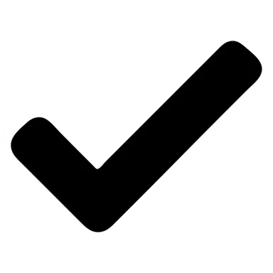 Recreate the checkmark icon using the solid model sticker