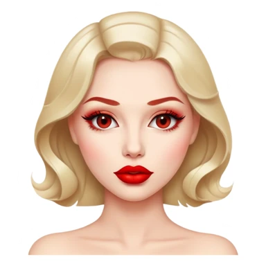 seductive woman mouth lips sticker