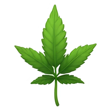 weed plant sticker