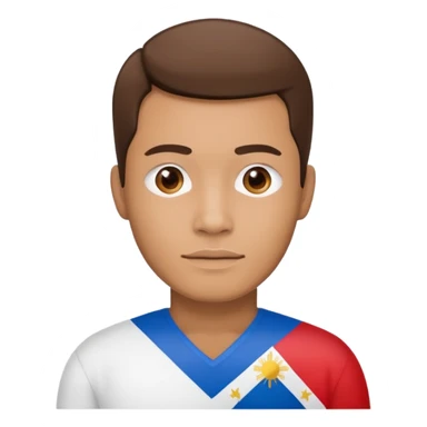 Guy with Philippines flag sticker