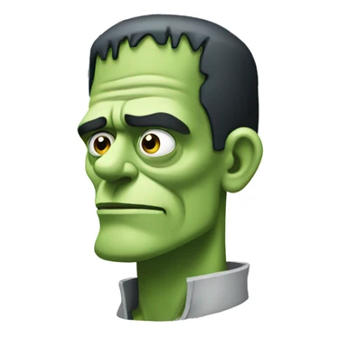 Thoughtful Frankenstein sticker