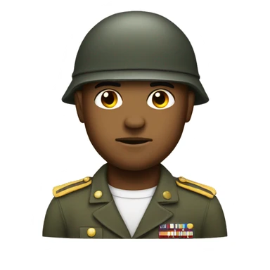 soldier head sticker