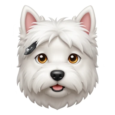 a Westie Dog sticker