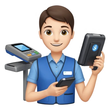 Walmart cashier sticker