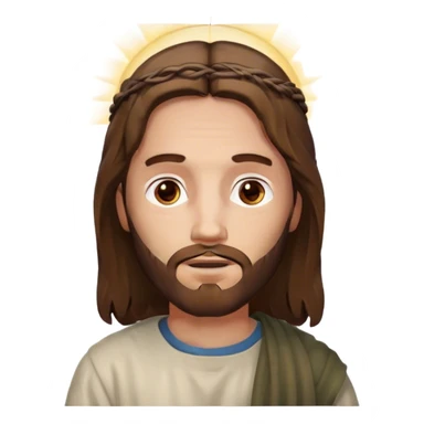 holy jesus resurrection with a big light in the background  sticker