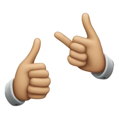 Pointing at oneself emoj sticker