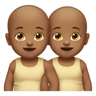 Twin baby  sticker