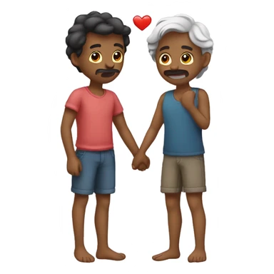 pareja enamorada sticker