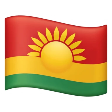 Kurdisch flagg sticker