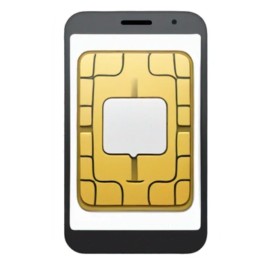 mobile sim card sticker