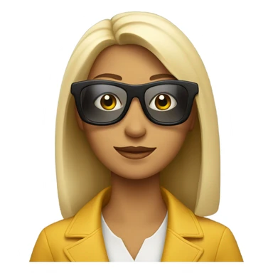 Woman wearing sunglasses driving  sticker