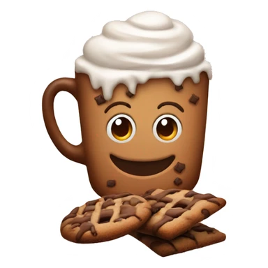 Cookies with hot chocolate  sticker