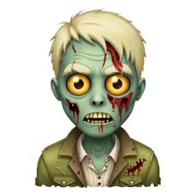make a desinger zombie emoji sticker