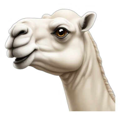 white camel sticker