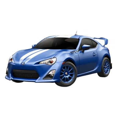 Extremely Distressed dented rusty old Extended wheelbase 2013 scion fr-s dark matte blackened blue 4wd monster Baja California desert silver-wheeled stadium racer  sticker