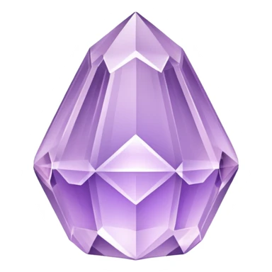 emoji of light purple quarz sticker
