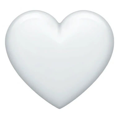 Corazón blanco sticker
