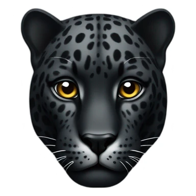 Black jaguar sticker
